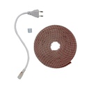Готовий набір Світлодіодної LED стрічки PROLUM™ 220V; 2835\120; IP67; 8 ММ; Series "S", Білий (5500-6000К)