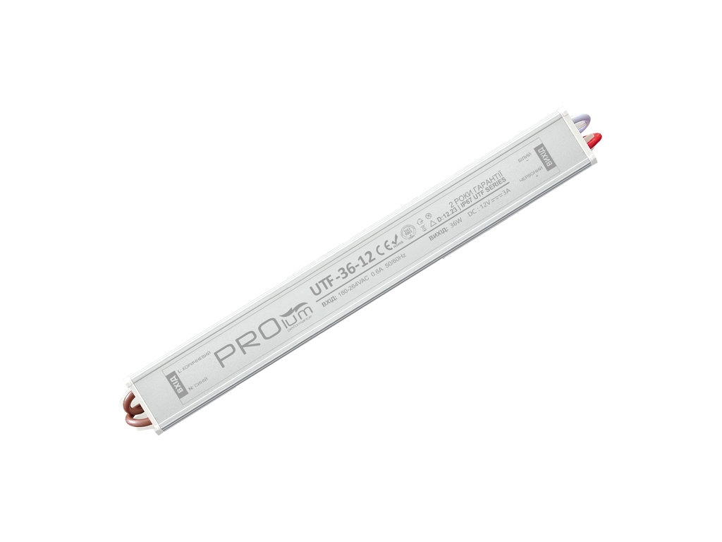 [8_5326] Блок живлення PROLUM™ 36W, 24V, 3А, Series "UTF"