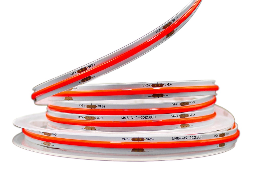 [8_4539] Світлодіодна LED стрічка PROLUM™ 24V; СОВ; 320; LED; IP20; Series "PRO", Червоний