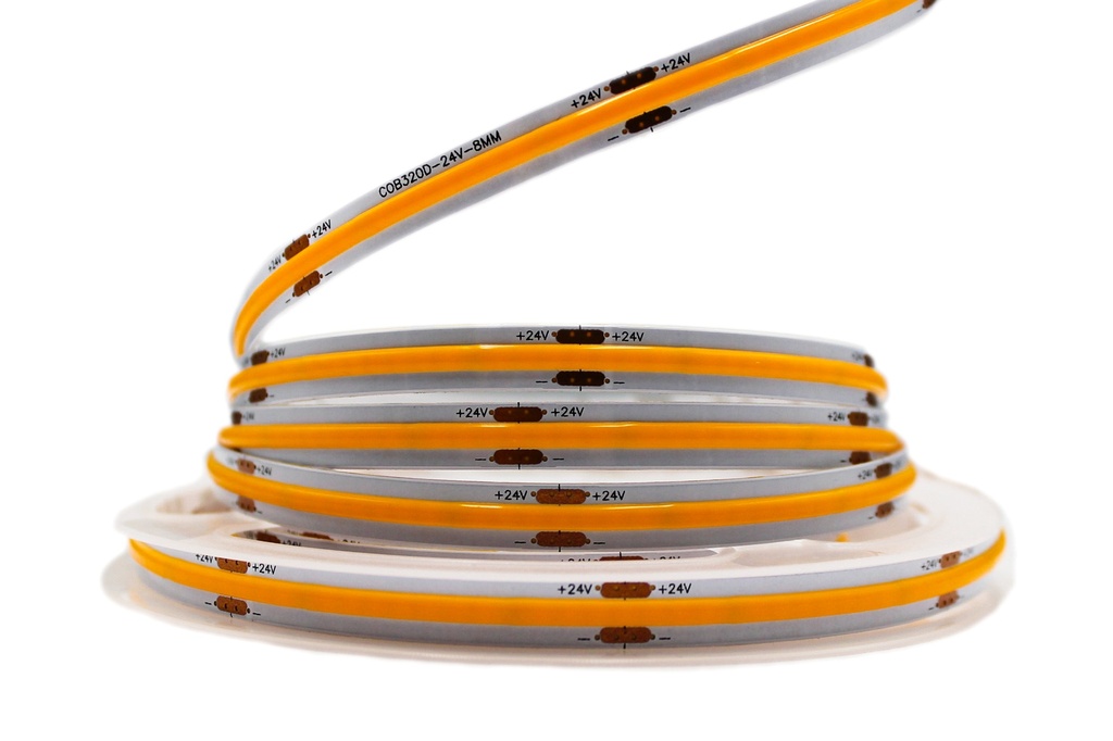 [8_4542] Світлодіодна LED стрічка PROLUM™ 24V; СОВ; 320; LED; IP20; Series "PRO", Жовтий