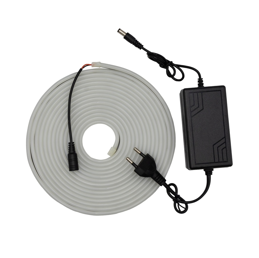 Готовий набір неонової стрічки PROLUM™ 12V; 6x12; 5M; Тепло-білий
