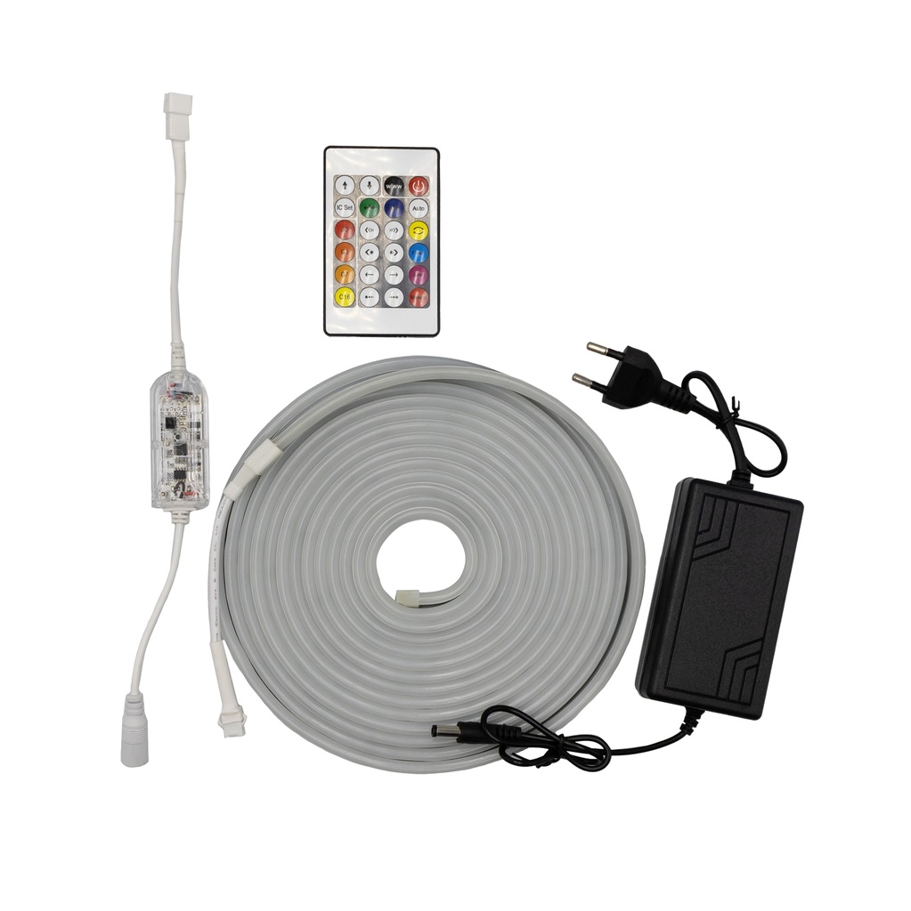 [8_4879] Готовий набір неонової стрічки PROLUM™ 12V; 6x12; 5M;  RGB FULL COLOR