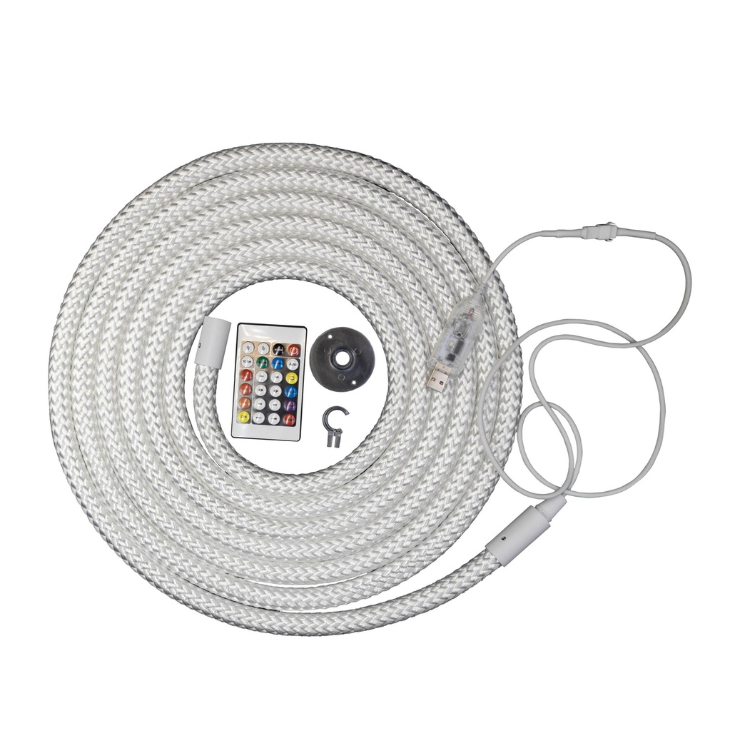 [8_5164] Готовий набір Круглої неонової стрічки PROLUM™ 5V; D16 ; 5M; RGB FULL COLOR