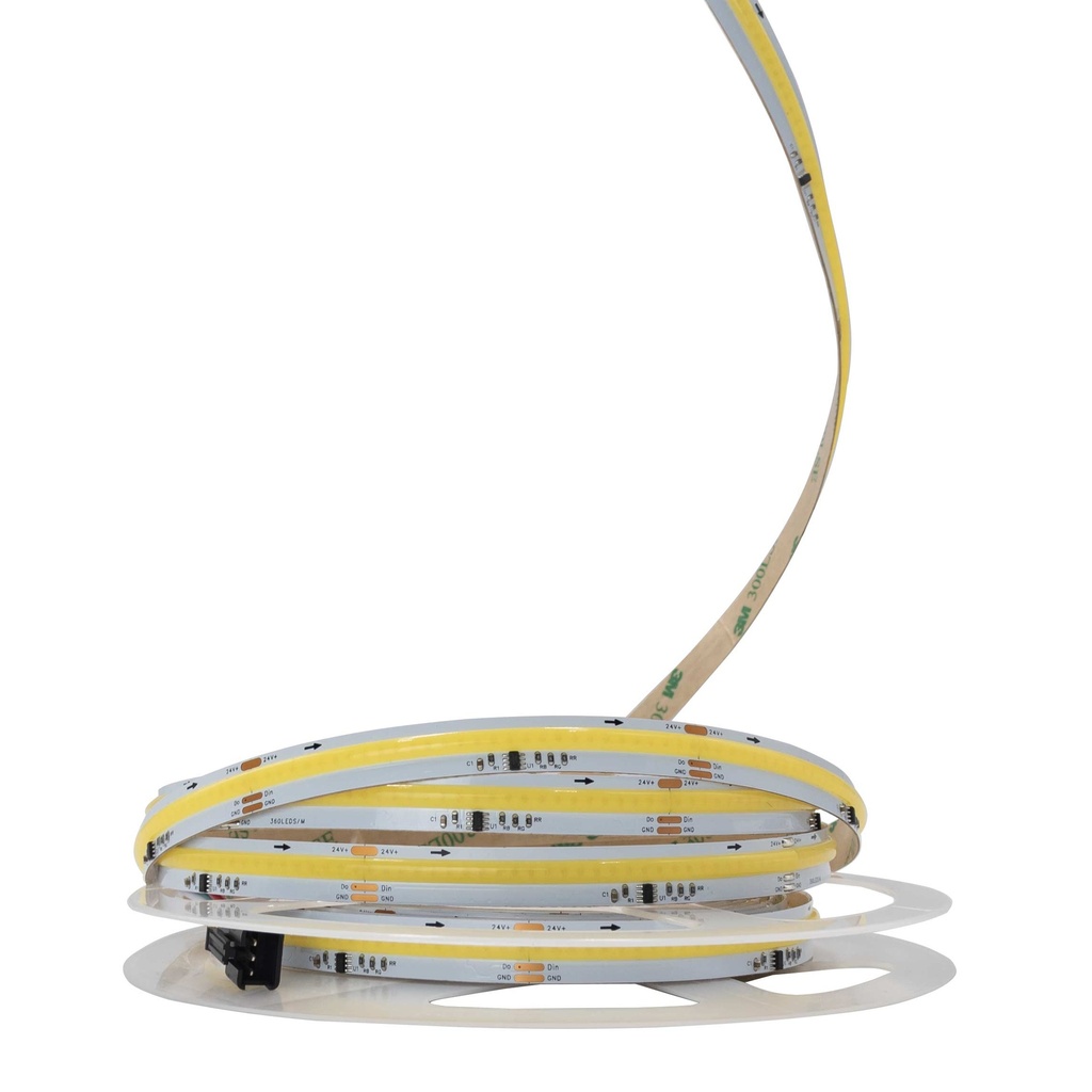 [8_5064] Світлодіодна LED стрічка SMART RUN PROLUM™ 24V; СОВ; 360LED; IP20; SERIES "SMART", Білий (5500-6000К)