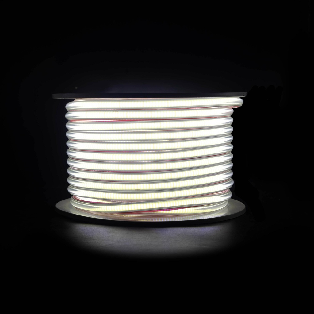 [8_5292] Світлодіодна LED стрічка PROLUM™ СОВ; 288 LED; IP67; 220V; Series "S", Білий (5500-6000К)
