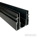 Шинопровід Ardero CABM1004 для натяжних стель вбудований 2м чорний