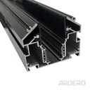 Шинопровід Ardero CABM1005 для натяжних стель вбудований 3м чорний