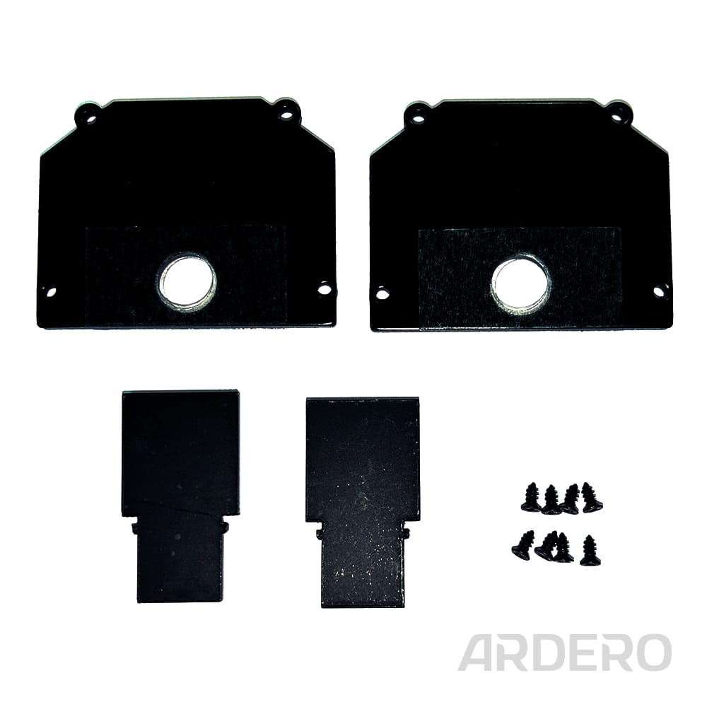 Заглушка Ardero LD2052 для вбудованого шинопроводу CABM1005 чорний