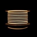 Світлодіодний неон PROLUM™ 8x16, IP68, 220V, Series "GL-N", Тепло-білий, PRO