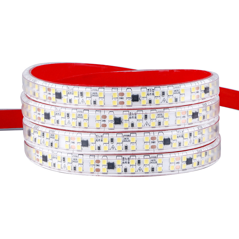 [8_5787] Світлодіодна LED стрічка PROLUM™ 2835\240; IP67; 220V; Series "S", Нейтральний-Білий (3800-4300K)