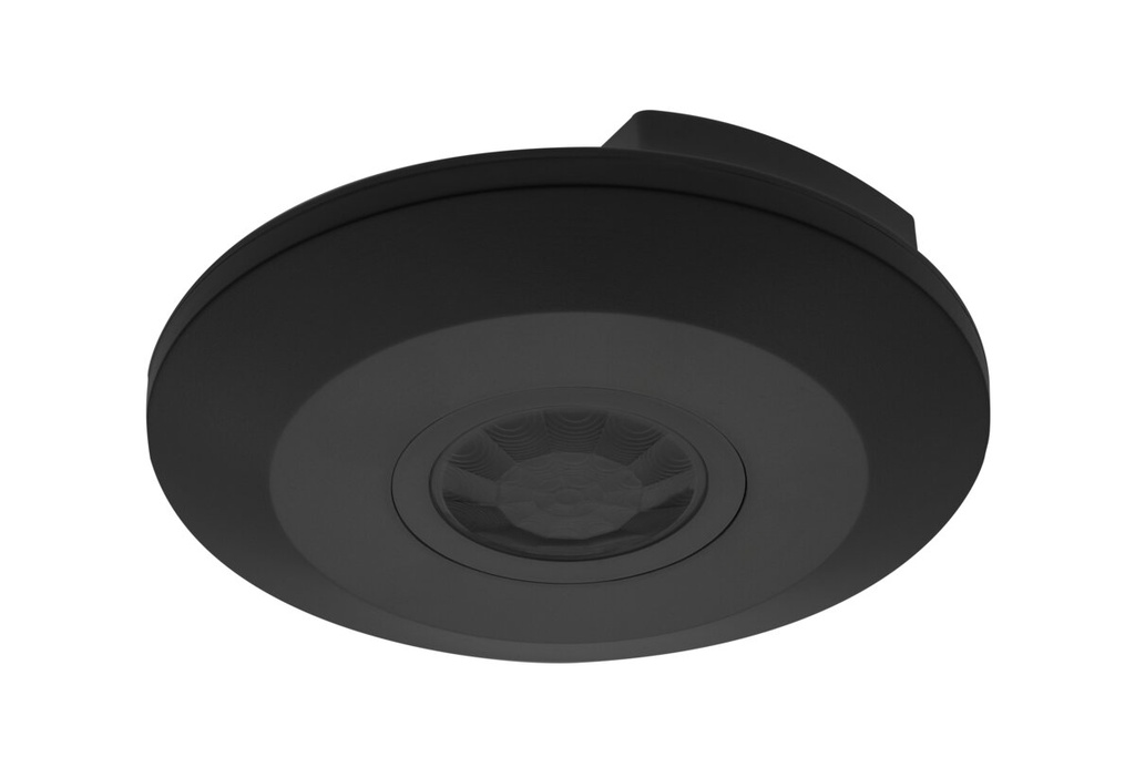 [6_32110] Датчик руху (накладний) GTV CR-CR3M00-10B MINI, max.2000W, IP20, 360⁰, R 6м, чорний
