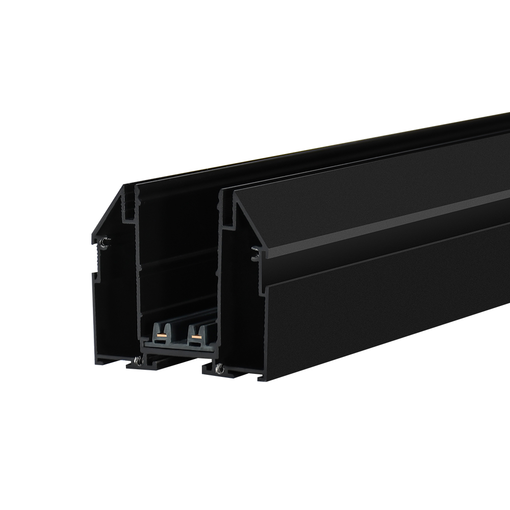 [8_5791] Магнітний трековий шинопровід PROLUM™ M25; 220V; для натяжної стелі - P26; Чорний 2M