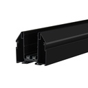 Магнітний трековий шинопровід PROLUM™ M25; 220V; для натяжної стелі - P26; Чорний 2M