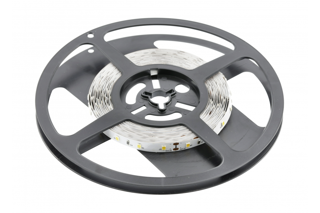 Світлодіодна стрічка GTV 2835, DC24В, 300LED/5м, 12 Вт/м, 780 лм/м, 4000К, IP20, рулон 5 м