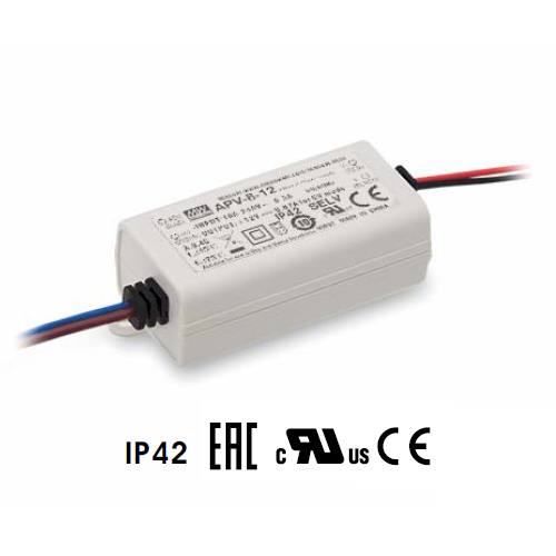 [10_356] Блок живлення Mean Well 8W DC12V IP42 (APV-8-12)