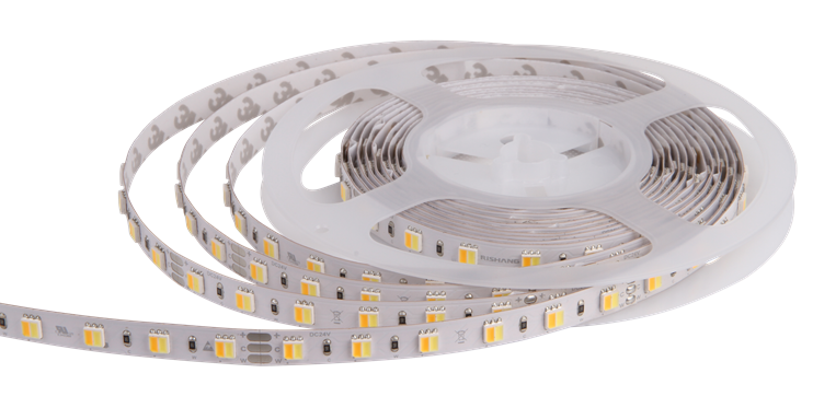 Світлодіодна стрічка RISHANG 60-5050-24V-IP20 10.8W 2700K/6500K 5м (RD0060AC-B-MW)