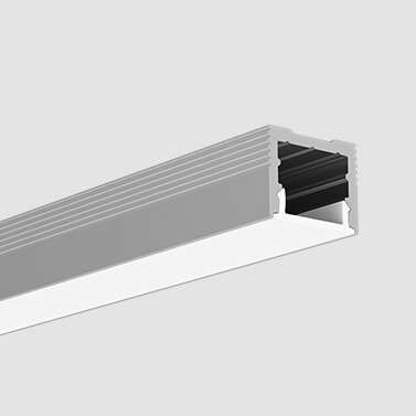 [10_689] LED-профіль накладний, 2,5 метра (LS1613)
