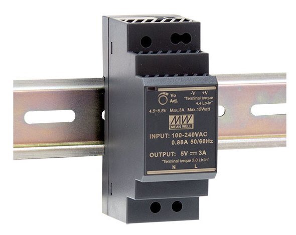 [10_731] Блок живлення Mean Well на DIN-рейку 36W 24V IP20 (HDR-30-24)