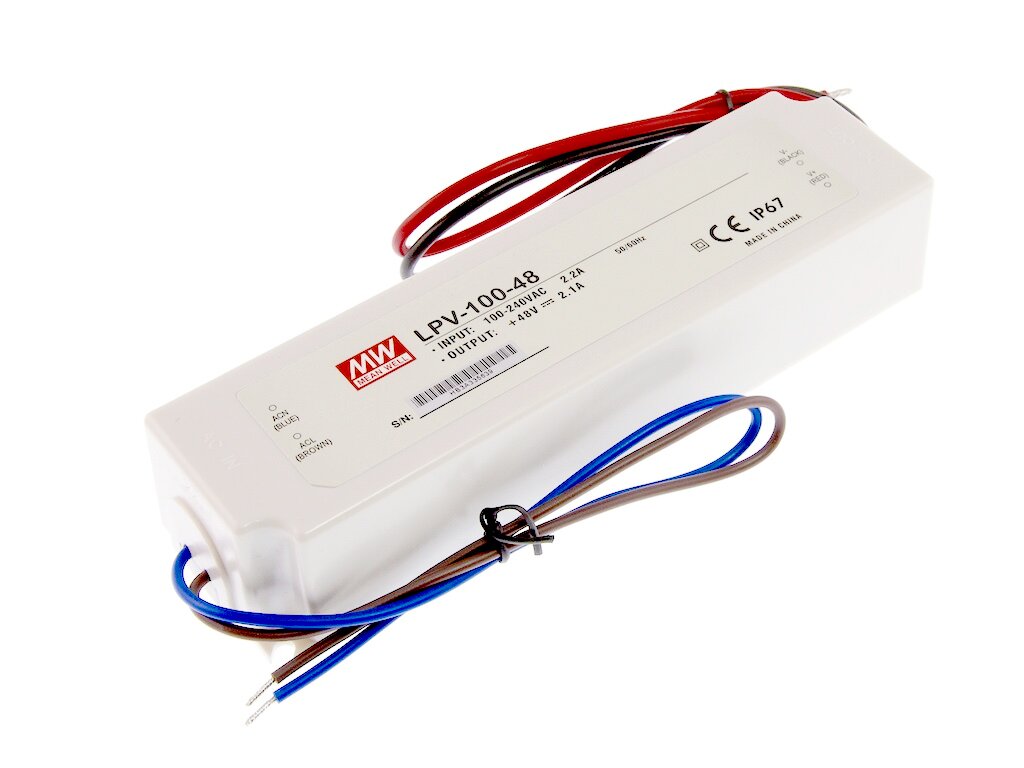 Блок живлення Mean Well 100.8W DC48V IP67 (LPV-100-48)