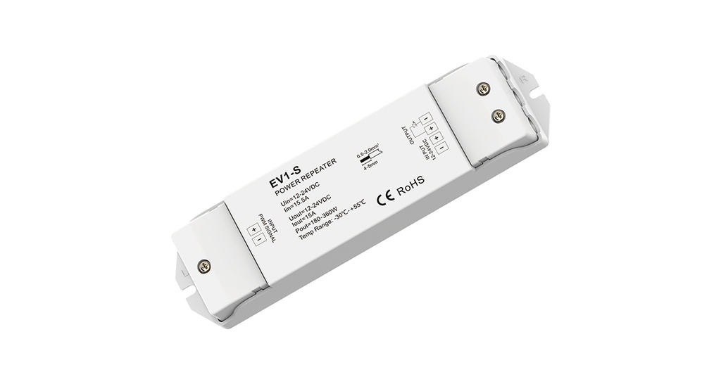 LED-повторювач DEYA 12-24VDC, 15A*1CH (EV1-S)
