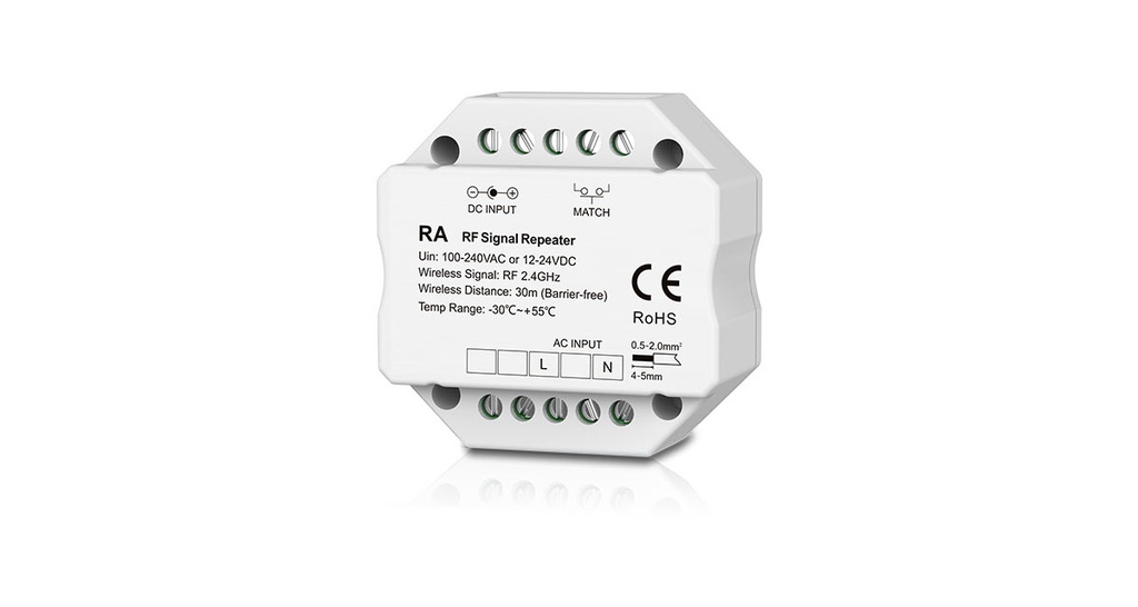 LED-повторювач RF Signal DEYA 12-24VDC, AC100-240V(RA)