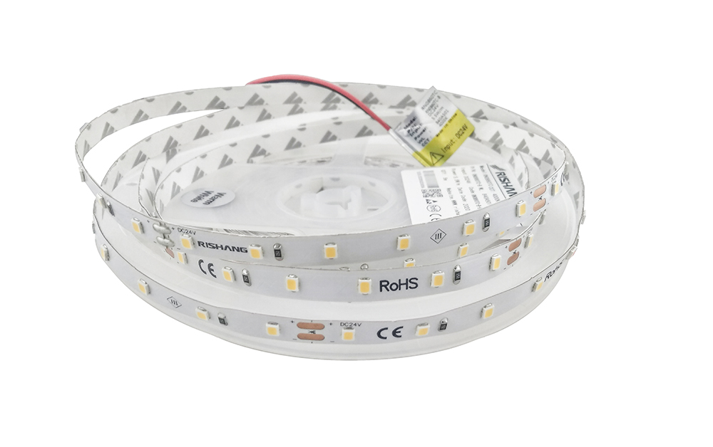 LED стрічка RISHANG 60-2835-24V-IP20 5,5W 463Lm 3000K 5м (RN0860TC-B-WW)