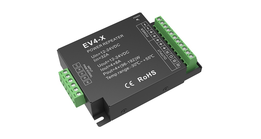 LED-повторювач DEYA 12-24VDC, 8A*4CH (EV4-X)