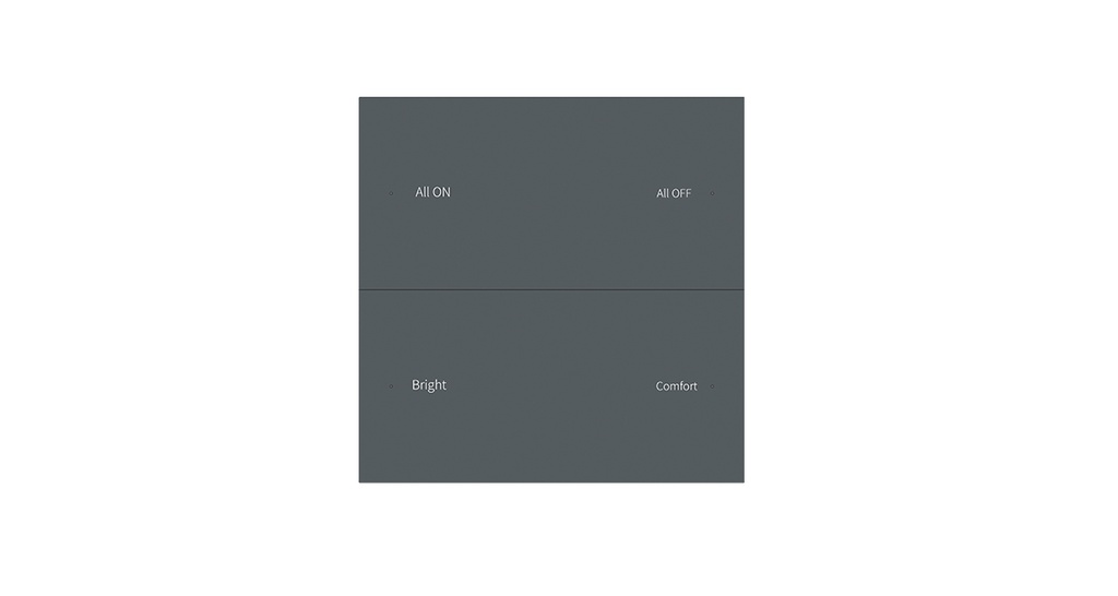 Сенсорна панель DEYA ZigBee на 1 зону (PK4(WZS)-Dark-grey)