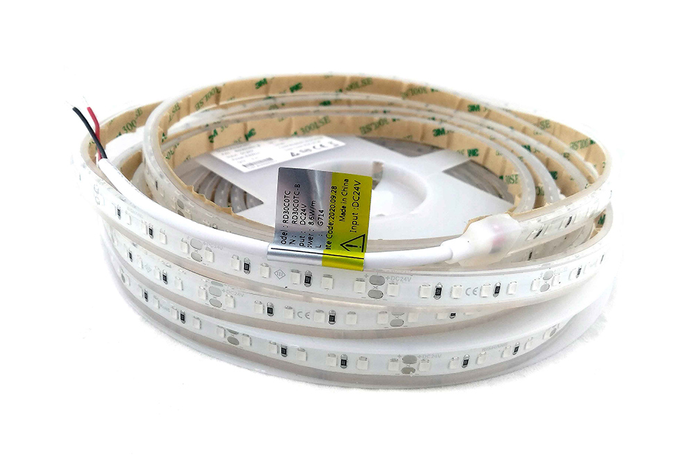 LED стрічка RISHANG 120-2835-24V-IP67 8,6W 268Lm Green 5м (RD30C0TC-B-G)