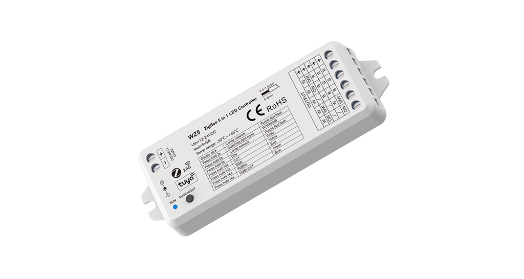 LED-контролер DEYA 5 in1 12-24VDC, 3A*5CH (WZ5)