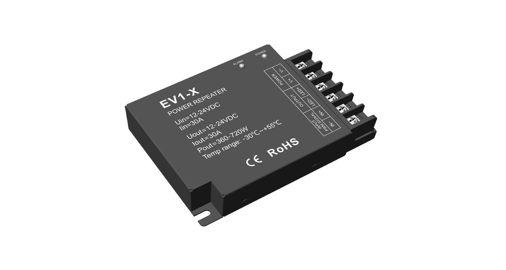 LED-повторювач DEYA 12-24VDC, 30A*1CH (EV1-X)