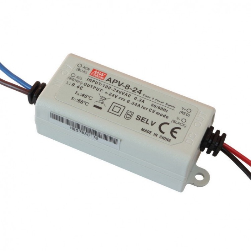 [10_2590] Блок живлення Mean Well 8.16W DC24V IP42 (APV-8-24)