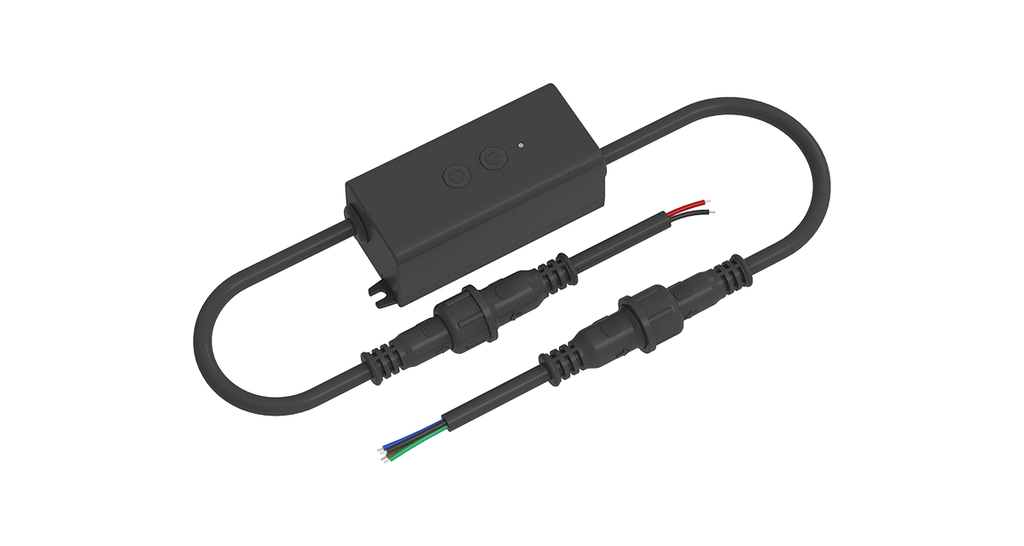 LED контроллер RGB DEYA 12-24VDC, 1.5A*3CH IP67 (V3-WPM)