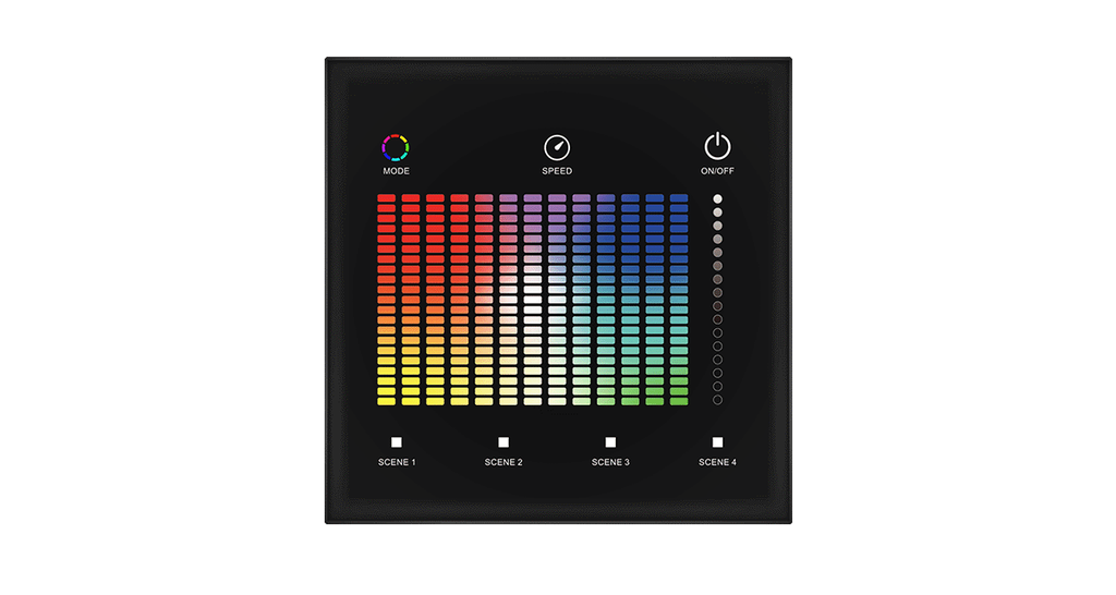Настінна сенсорна панель DEYA RGB на 1 зону (TD3-S(black))