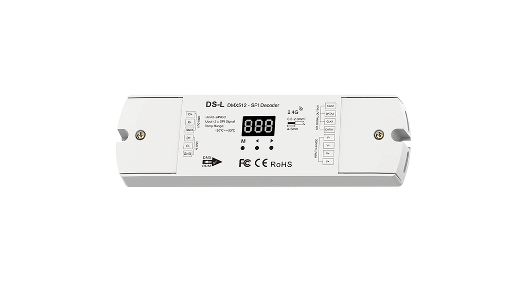 LED контролер-декодер DEYA DMX512-SPI+RF (DS-L)