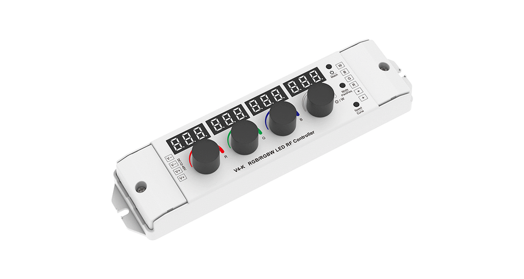 LED-контролер DEYA 12-48VDC, 4A*4CH 4 Knob RGB/RGBW (V4-K)