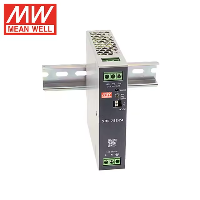 Блок живлення Mean Well на DIN-рейку 76.8W DC24V 3.2A (XDR-75E-24)