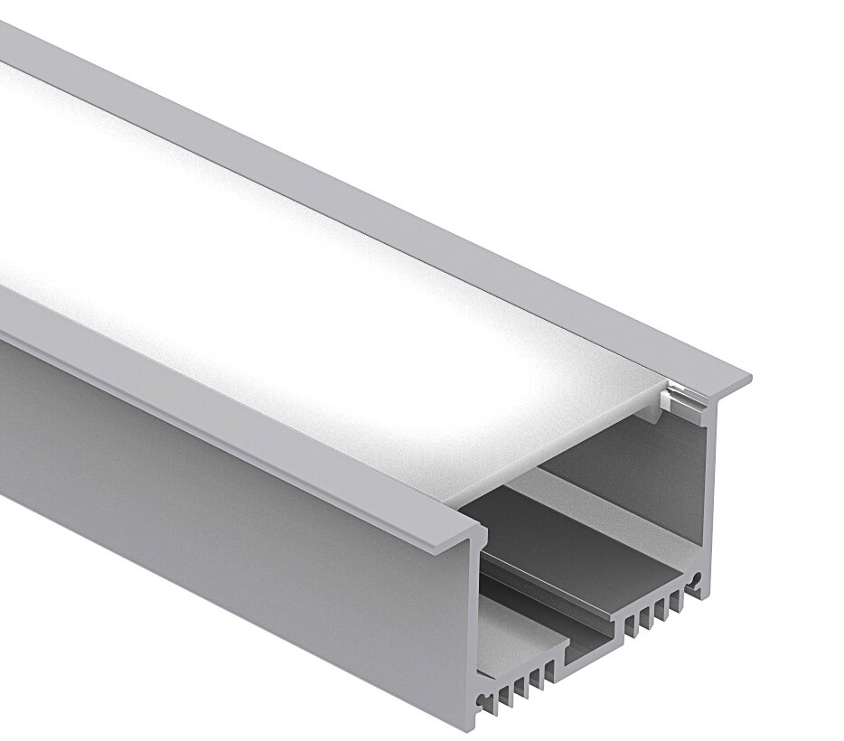 [10_693] LED-профіль врізний LE6332 (2,5 метра)