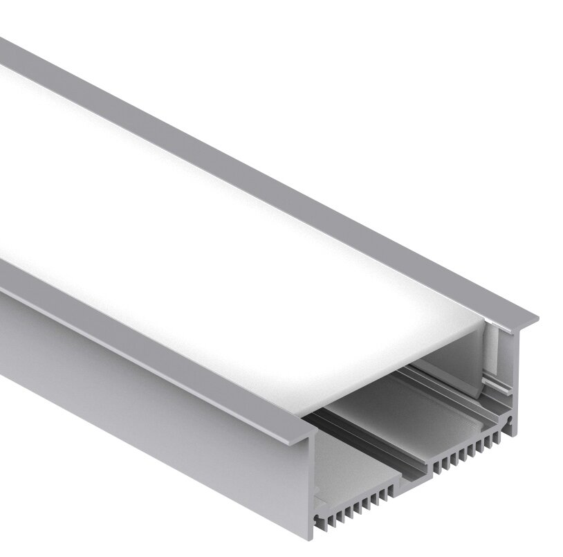 [10_694] LED-профіль широкий врізний LE8832 (2,5 метра)