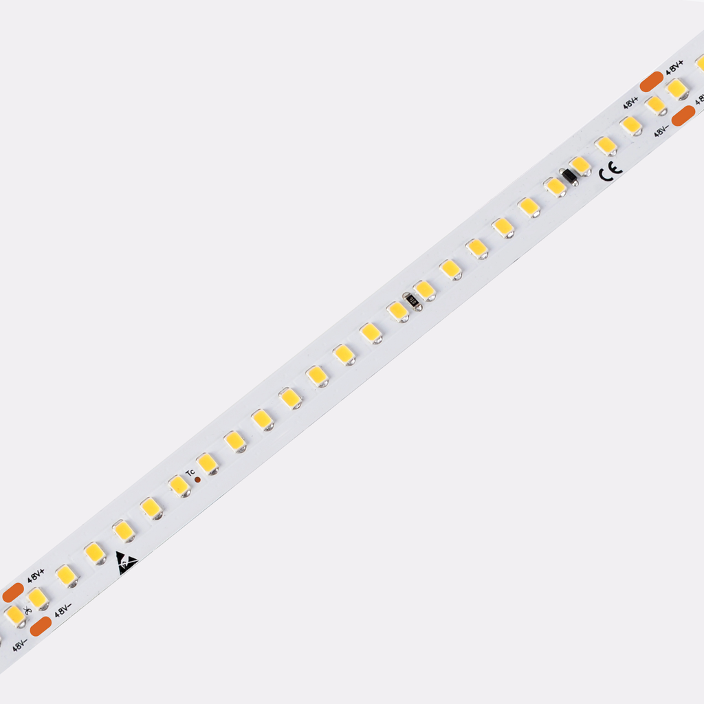 LED стрічка COLORS 144-2835-48V-IP65 NANO 5.4W 580Lm 4000K 5м (DS8144-48V-12mm-NANO)