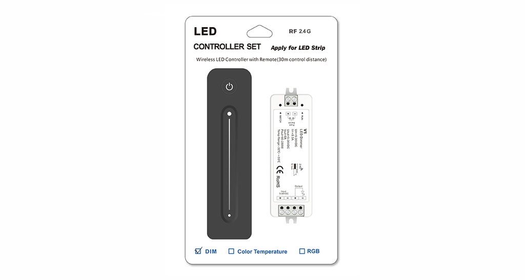 LED Пульт и контролер DEYA 8A*1CH (R11+V1)