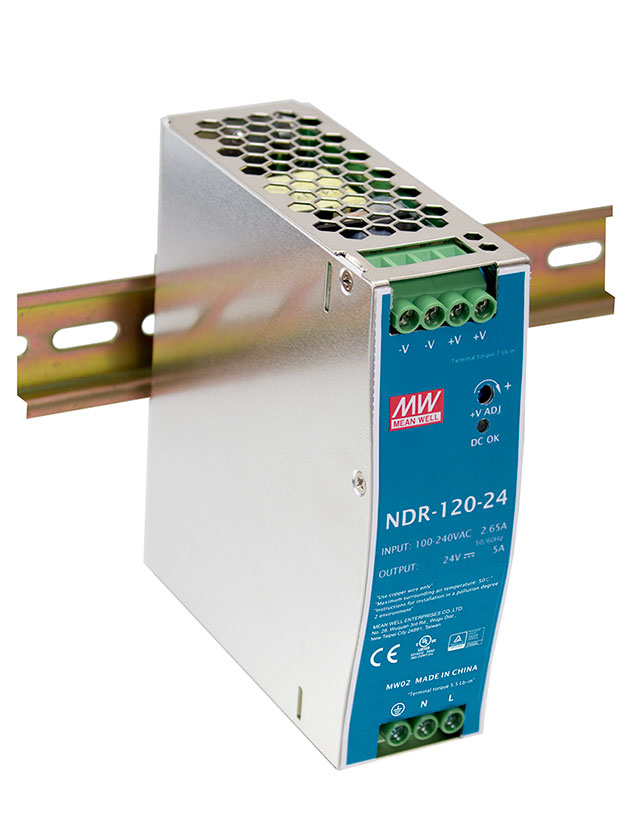Блок живлення Mean Well на DIN-рейку 120W DC24V (NDR-120-24)