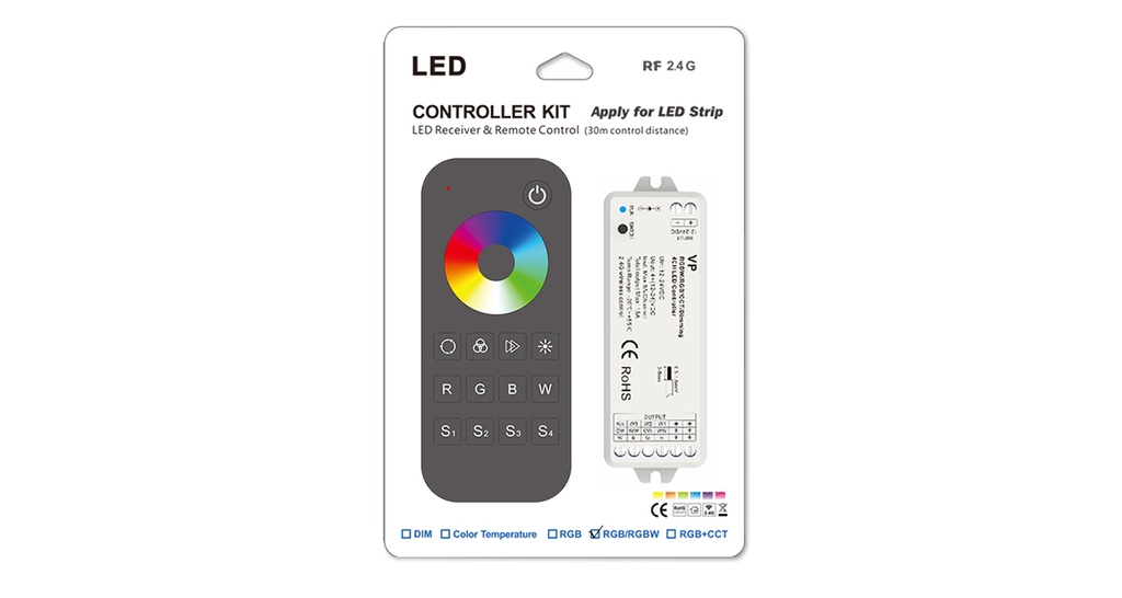 LED Пульт и контролер DEYA 4A*4CH (RT4+VP)