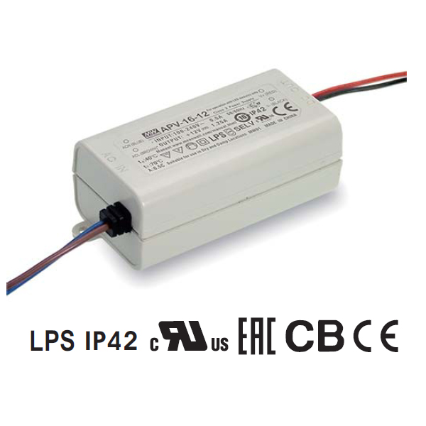 [10_1917] Блок живлення Mean Well 16W 700mA IP42 (APC-16-700)