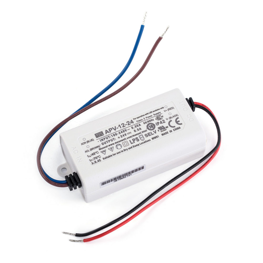 Блок живлення Mean Well 12W DC24V IP42 (APV-12-24)