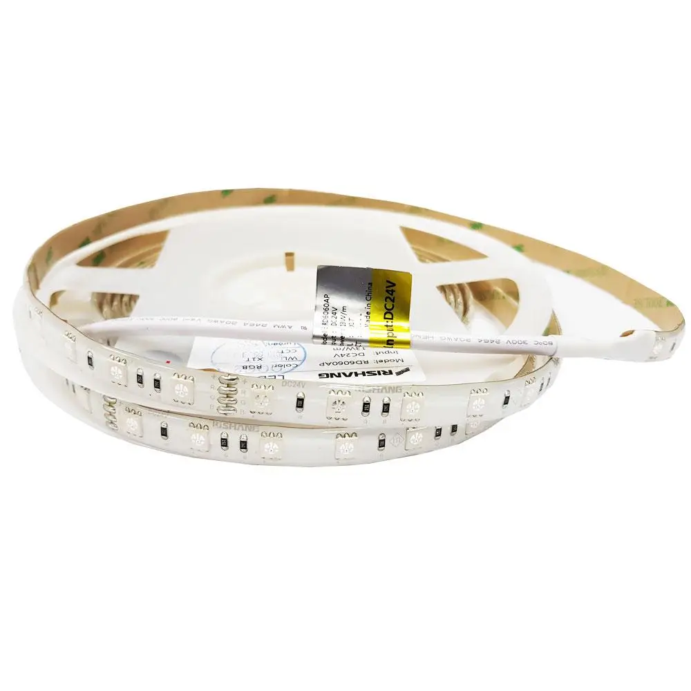 [10_2574] LED стрічка RISHANG 60-5050-24V-IP65 12.9W RGB 5м (RD6060AP)