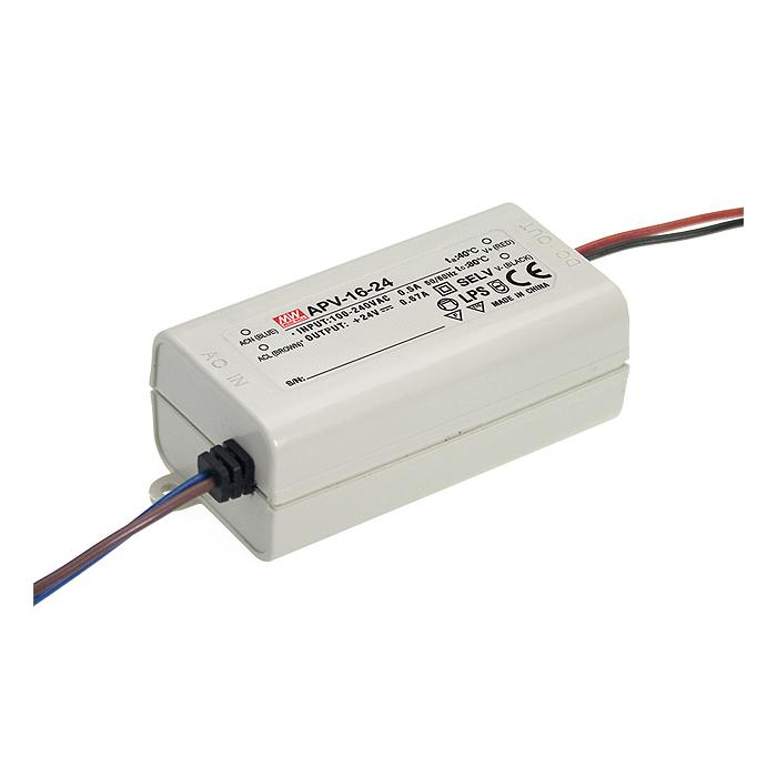 [10_2591] Блок живлення Mean Well 16.08W DC24V IP42 (APV-16-24)