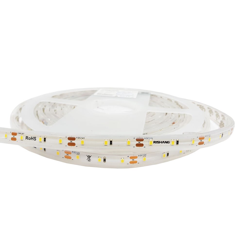 LED стрічка RISHANG 60-2835-24V-IP67 5.5W 400Lm 4000K 5м (RN3060TC-B-NW)