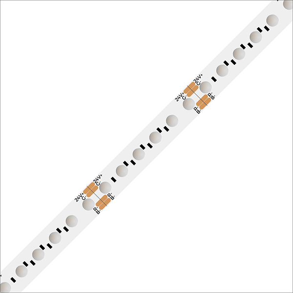 [10_2804] LED стрічка COLORS Chip-24V-IP20 14.4W 450Lm RGB 5м (PD120RGB-24V-10mm)