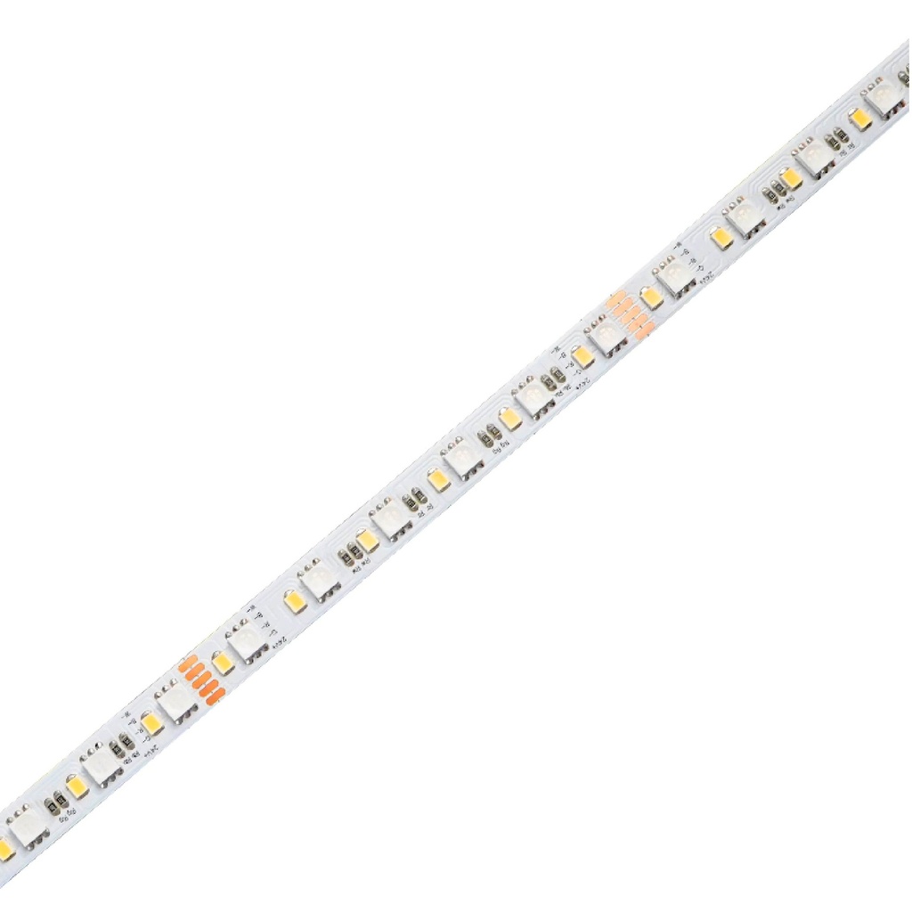 [10_3047] LED стрічка COLORS 120-2835-24V-IP20 16.8W 820Lm RGB+3000K 5м (DJ120-24V-10mm-RGBWW)